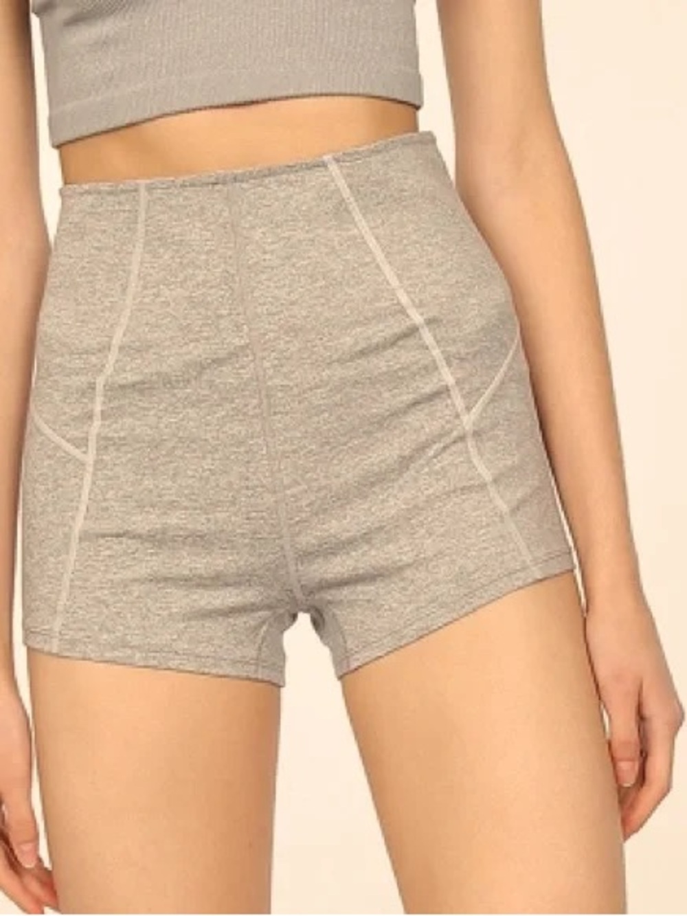 FP Movement by Free People NEW Gray High
Waisted Biker Shorts